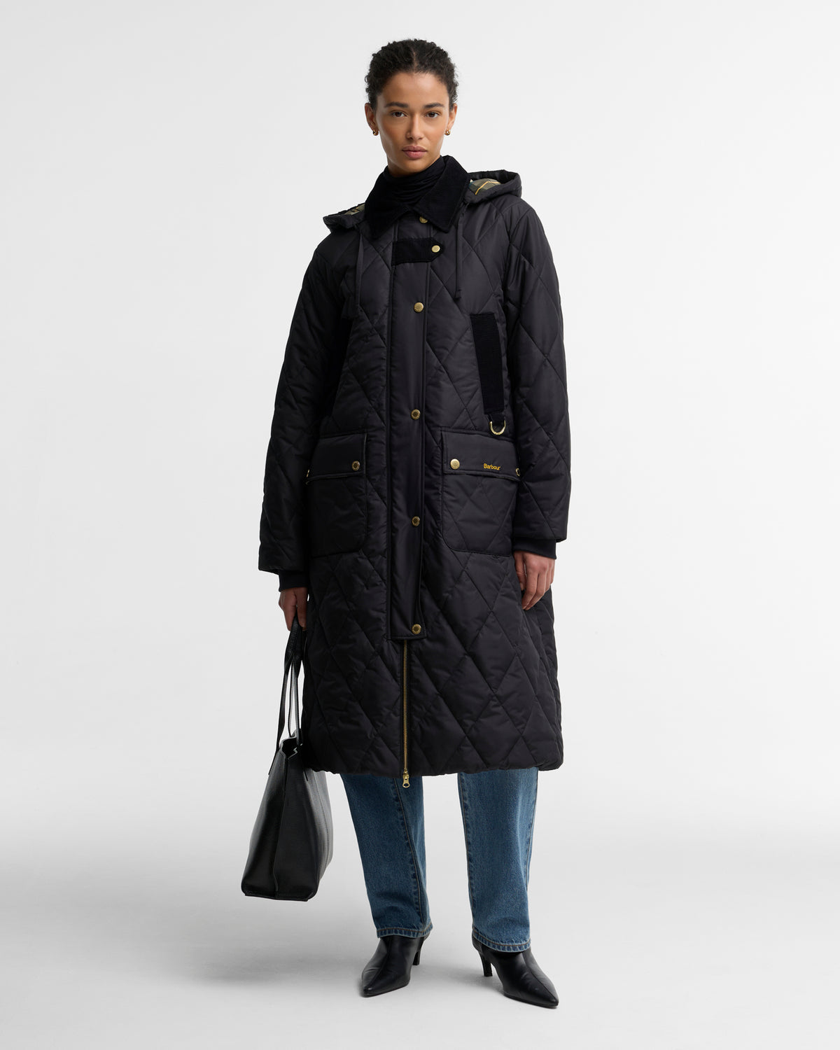 Barbour Coats Rudson Quilted Jacket - Black/Ancient