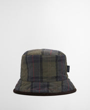 Barbour Hats Liddesdale Reversible Bucket Hat - Olive/Shadow Classic Tartan
