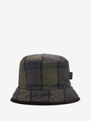 Barbour Hats S Liddesdale Reversible Bucket Hat - Olive/Shadow Classic Tartan