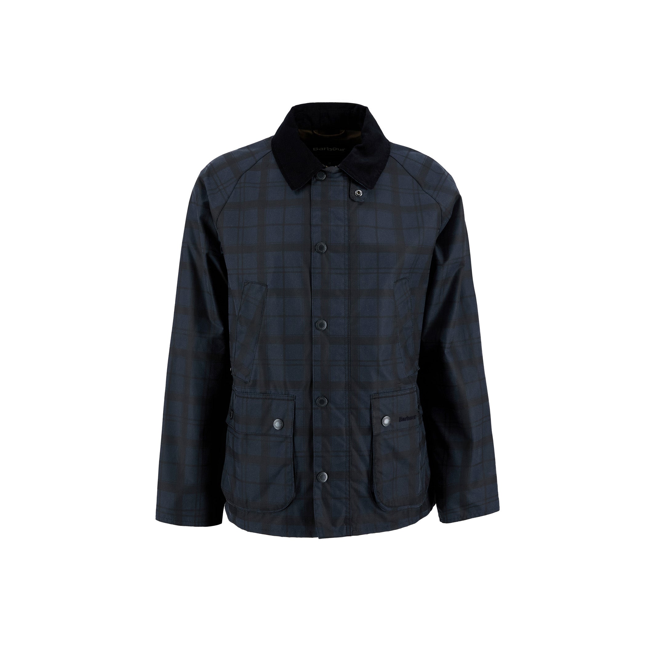 Barbour Jacket Ambleside Wax Jacket - Navy Tartan