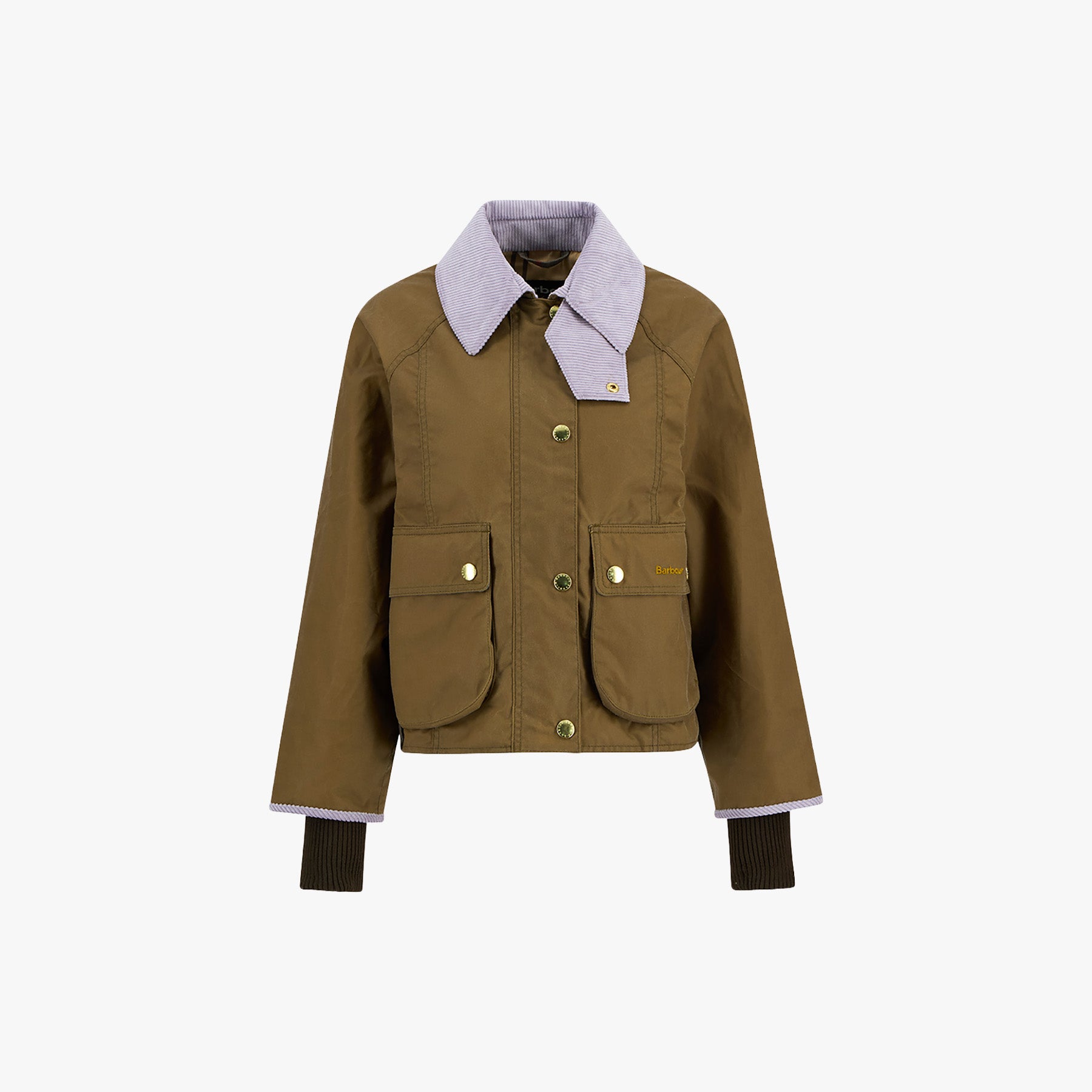 Barbour Jacket Barbour Crop Beadnell Wax - Sand/Dress
