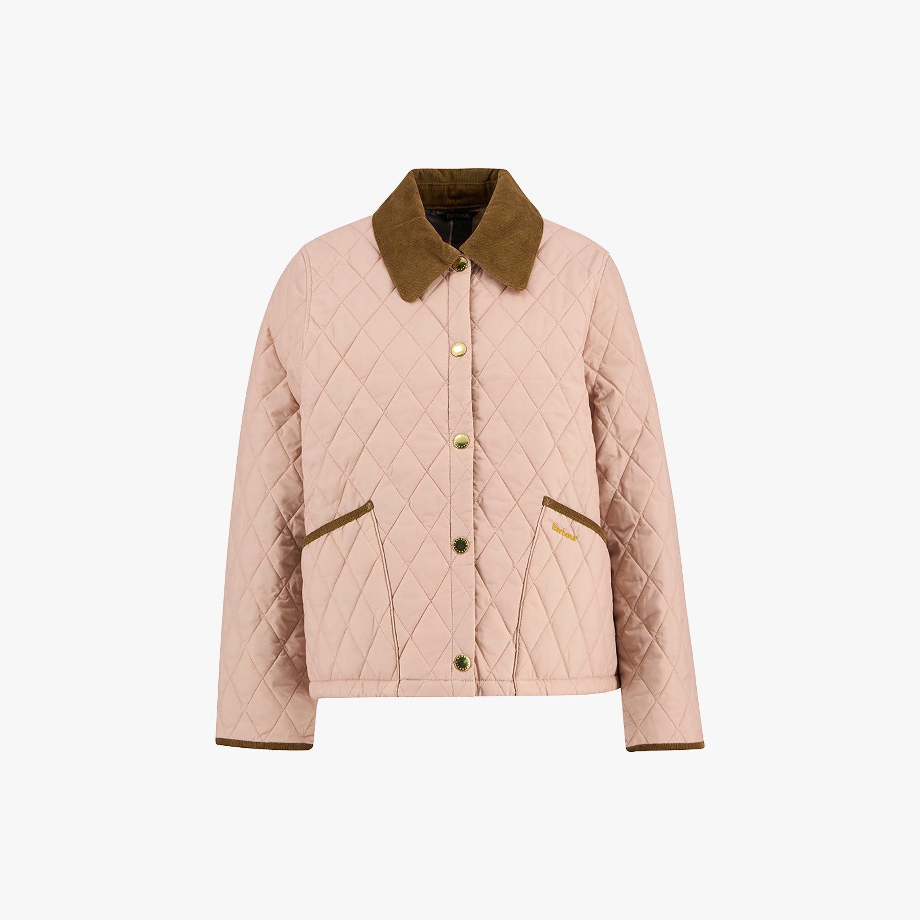 Barbour Jacket Barbour Icons Cropped Liddesdale Quilt Jacket - Gardenia/Dress