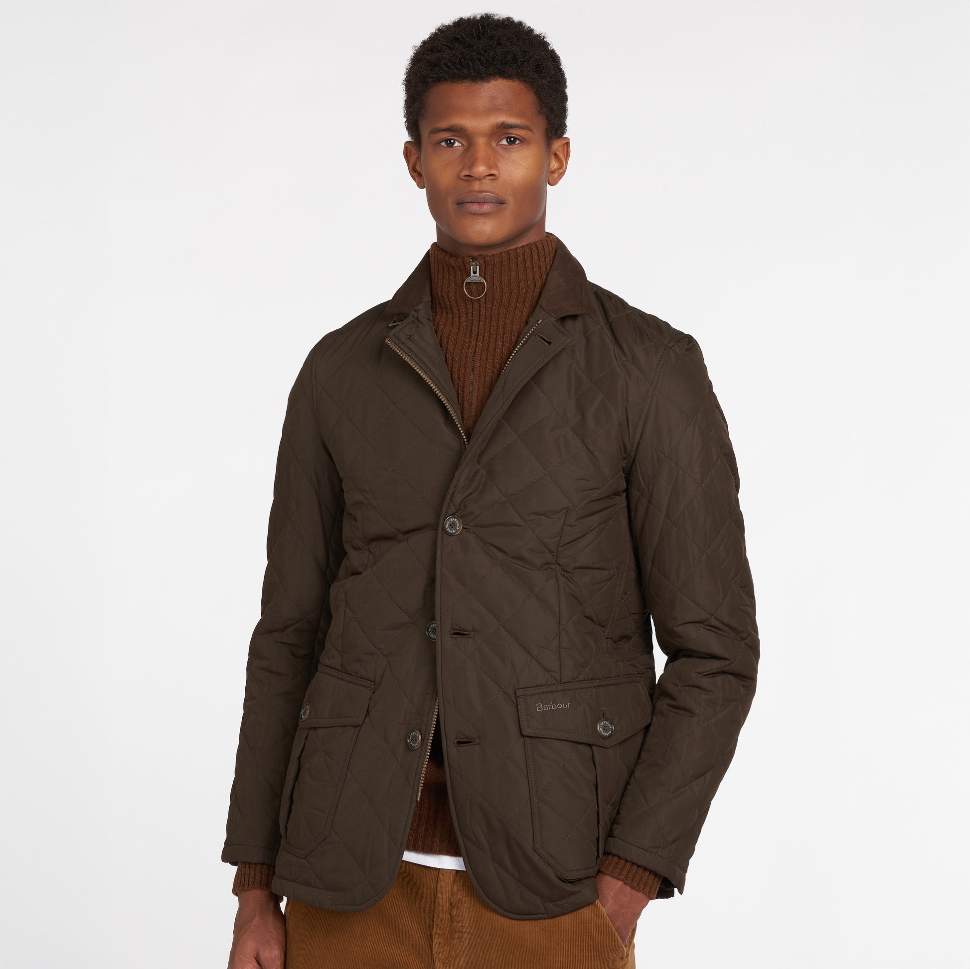 Barbour Jacket Olive / S Quilted Lutz