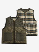 Barbour Jackets Nunwell Reversible Quilted Liner - Olive/Fern/Ancient