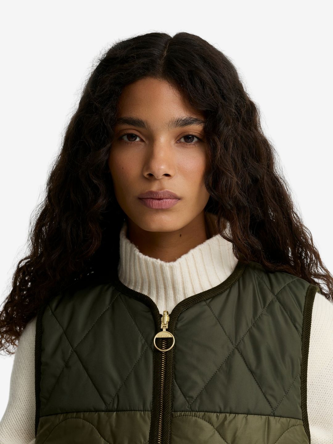 Barbour Jackets Nunwell Reversible Quilted Liner - Olive/Fern/Ancient