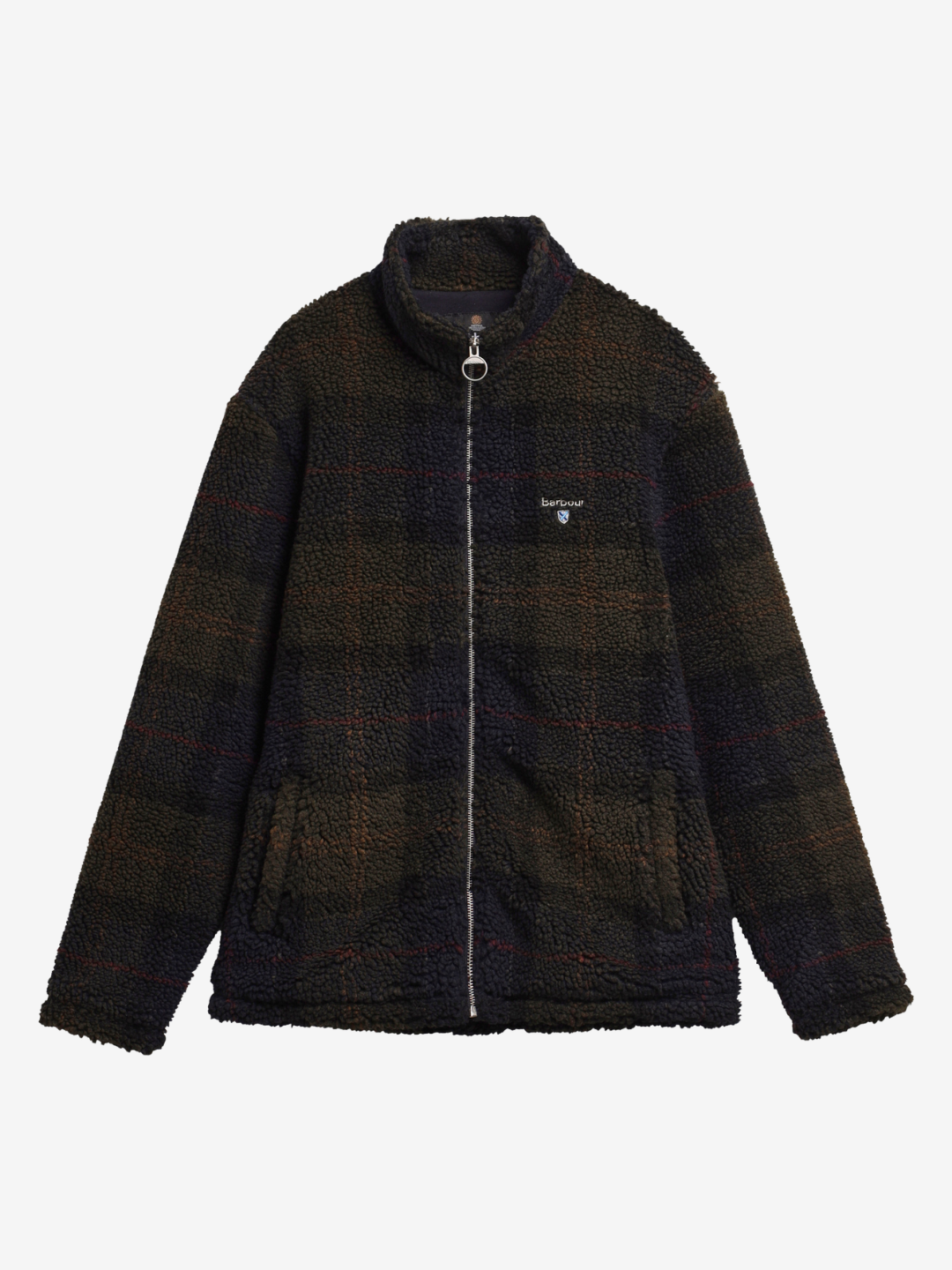 Barbour Jackets S Tartan Fleece Zip Through Sweatshirt - Shadow Classic Tartan