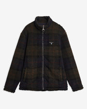 Barbour Jackets Tartan Fleece Zip Through Sweatshirt - Shadow Classic Tartan