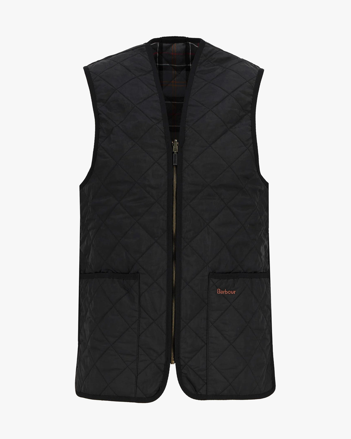 Barbour Liners Quilted Waistcoat/Zip-In Liner - Black/Modern