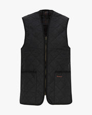 Barbour Liners Quilted Waistcoat/Zip-In Liner - Black/Modern