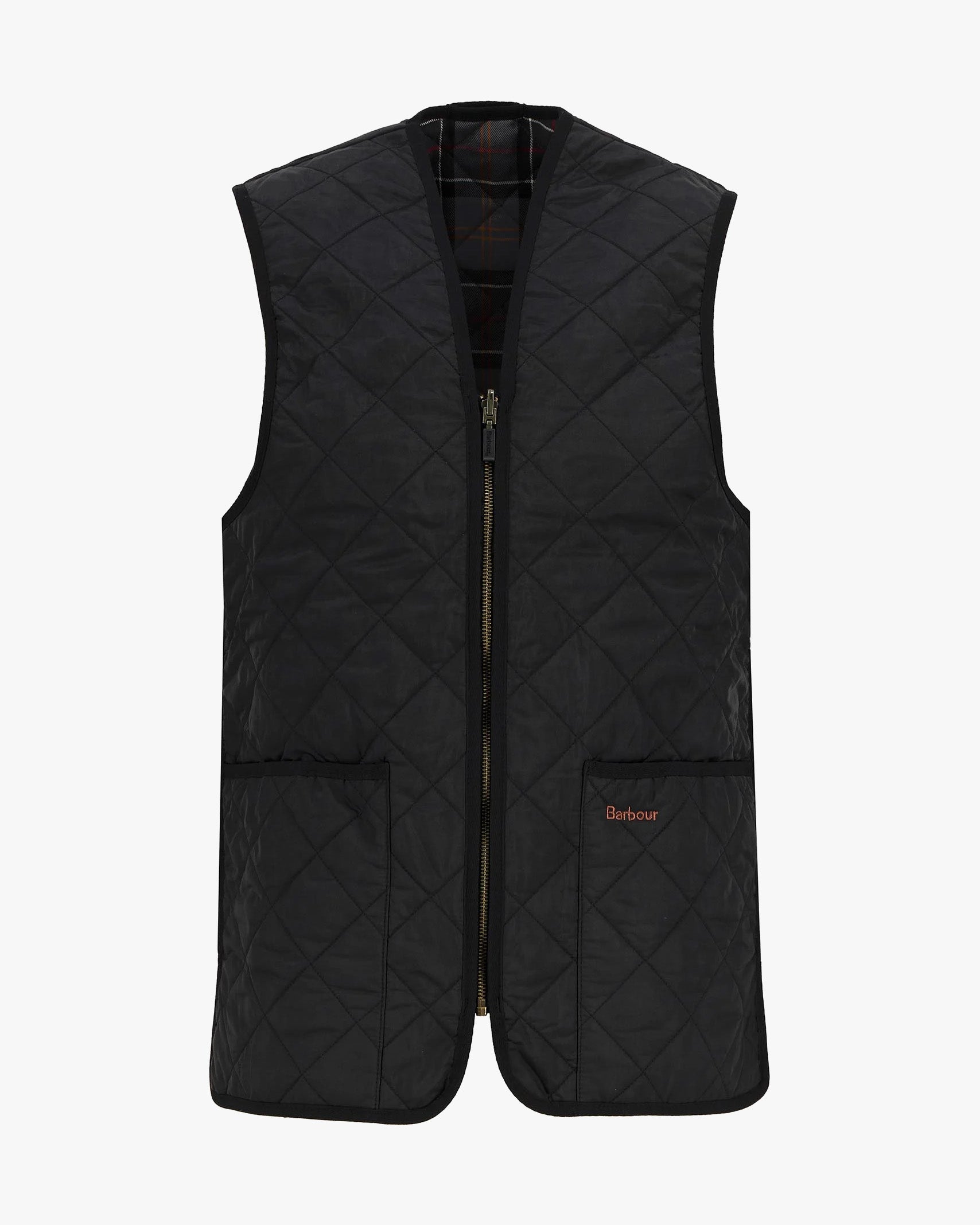 Barbour Liners Quilted Waistcoat/Zip-In Liner - Black/Modern