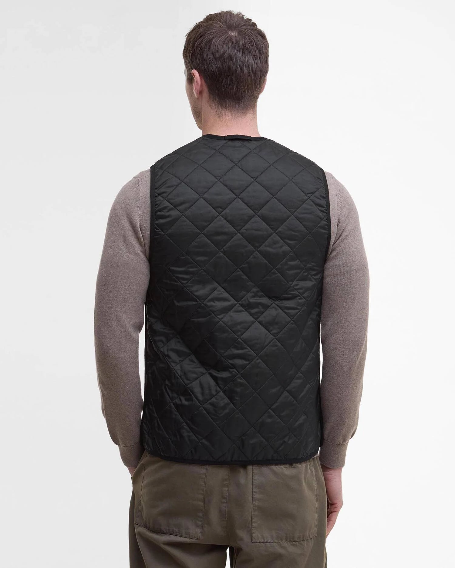 Barbour Liners Quilted Waistcoat/Zip-In Liner - Black/Modern