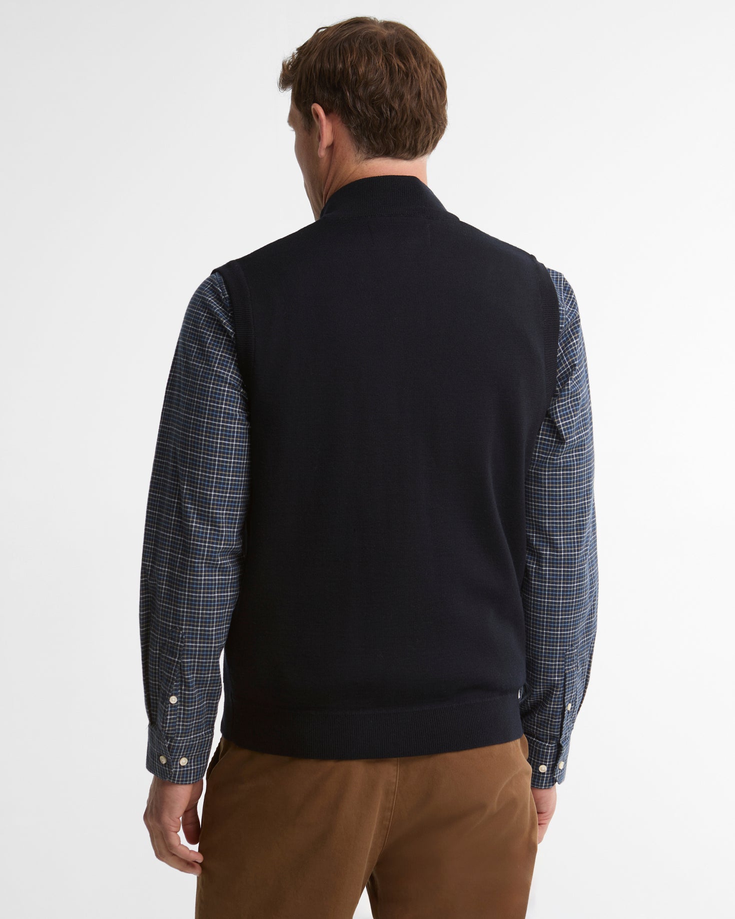 Barbour M Knitwear Marcus Knitted Gilet - Navy