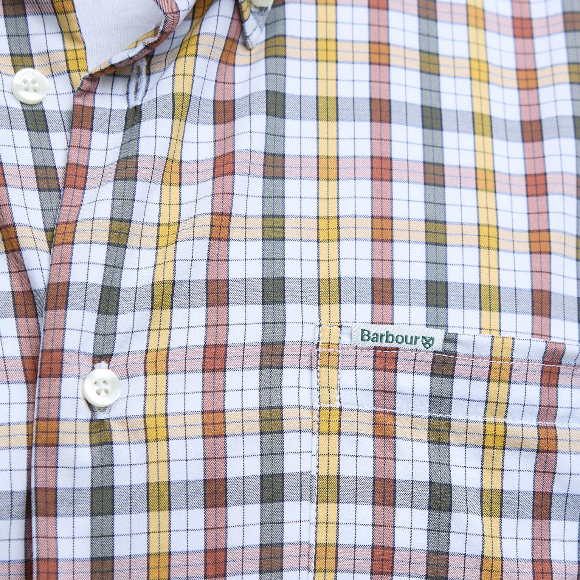 Barbour M LS Button Down Shirt Hallhill Performance Shirt