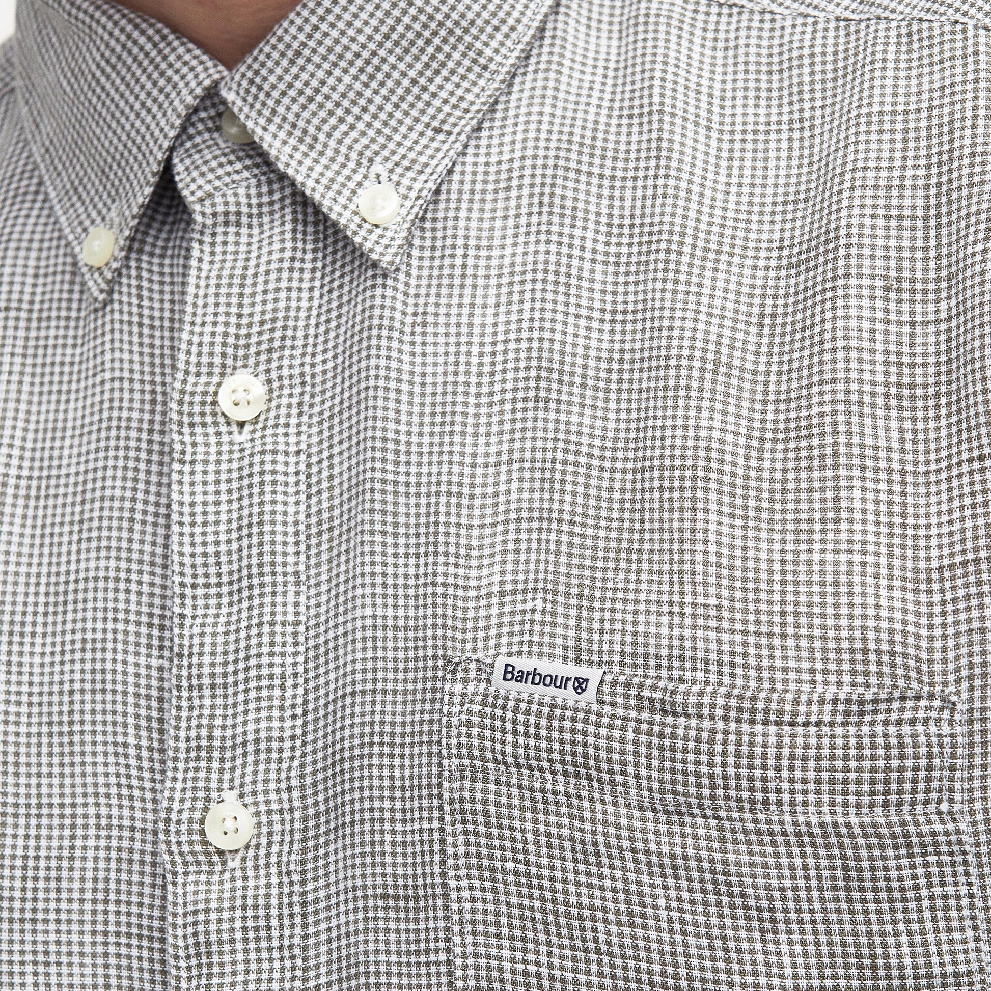 Barbour M LS Button Down Shirt Linton Tailored Shirt