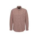 Barbour M LS Button Down Shirt Rust / S Finwell Gingham Tailored Fit Shirt