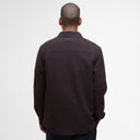 Barbour M Overshirt Marlow Tailored Wool Overshirt - Dark Oak