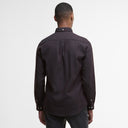 Barbour M Shirt Buckley Tailored Herringbone Shirt - Dark Oak