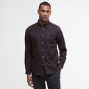 Barbour M Shirt Dark Oak / S Buckley Tailored Herringbone Shirt - Dark Oak