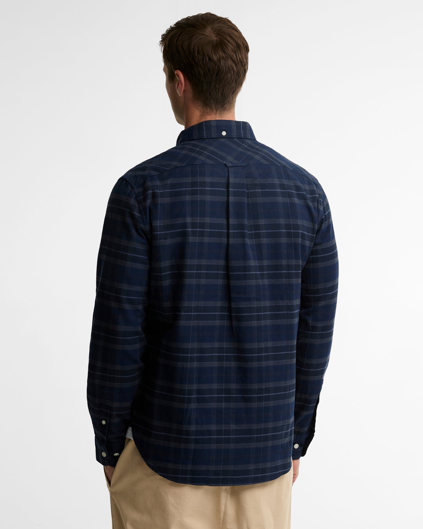 Barbour M Shirts Mineral Tartan Authentic Shirt - Midnight Loch