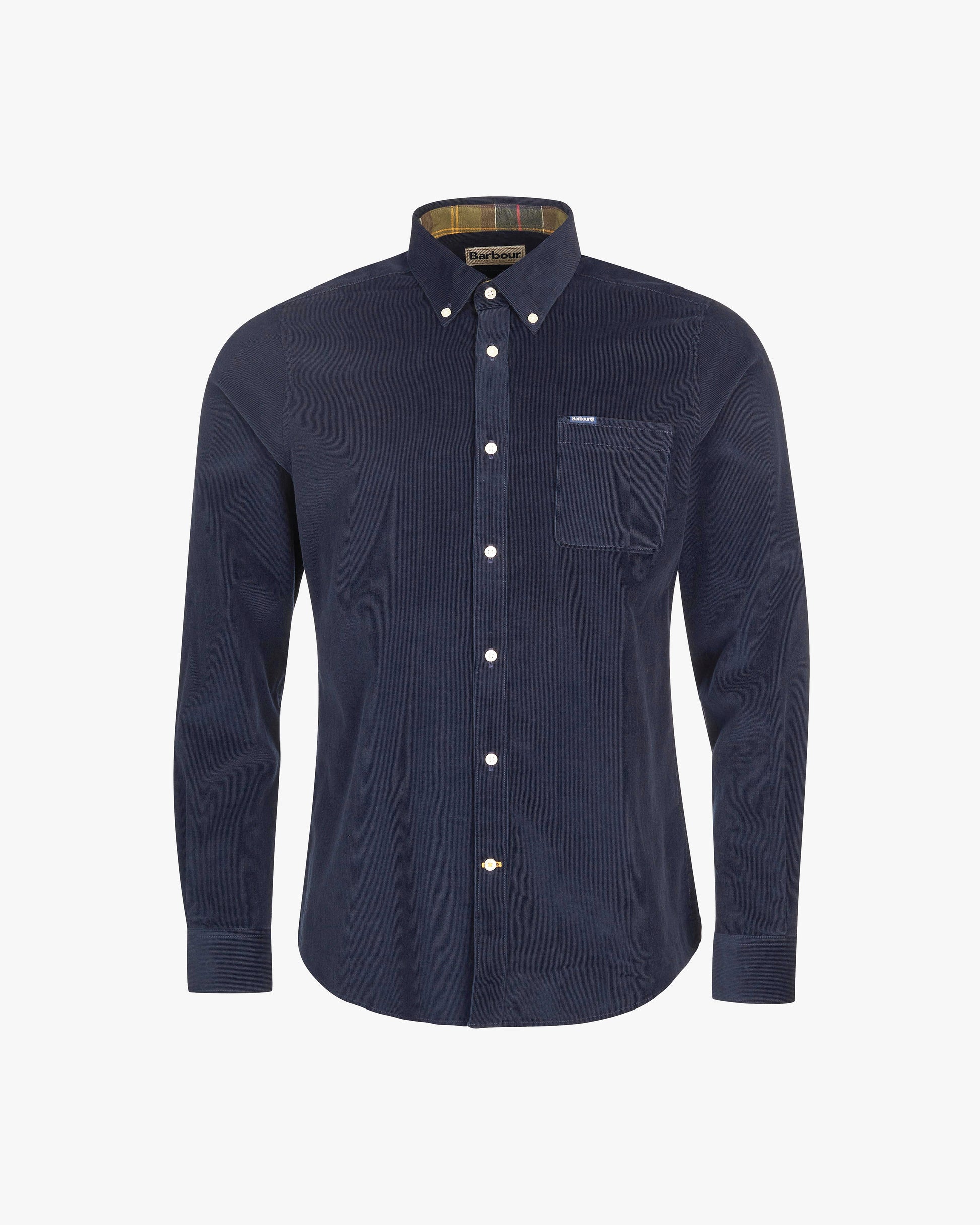 Barbour M Shirts Ramsey Tailored Cord Shirt - Navy