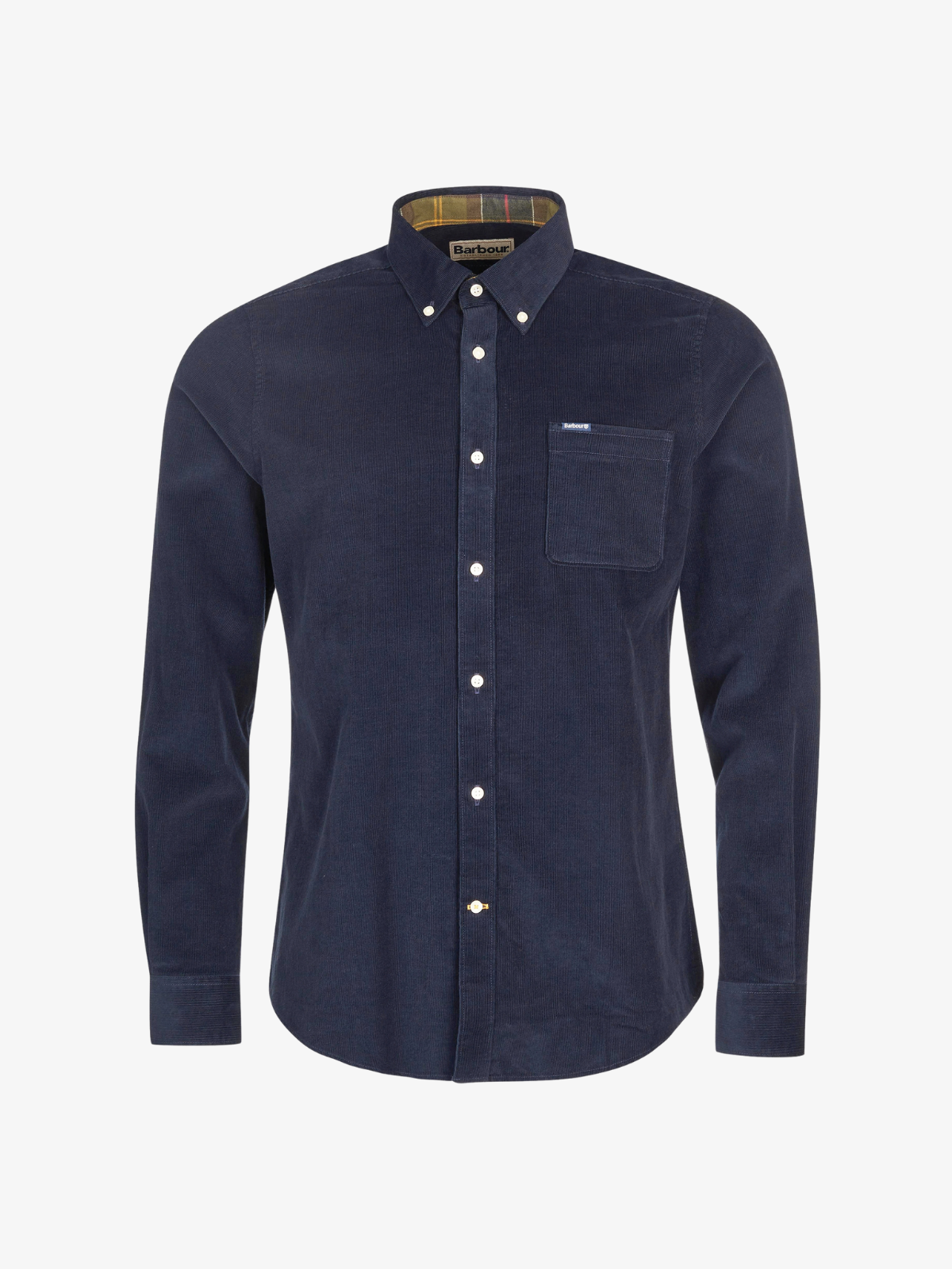 Barbour M Shirts Ramsey Tailored Cord Shirt - Navy