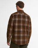 Barbour M Shirts Winston Regular Fit Checked Shirt - Dark Sand