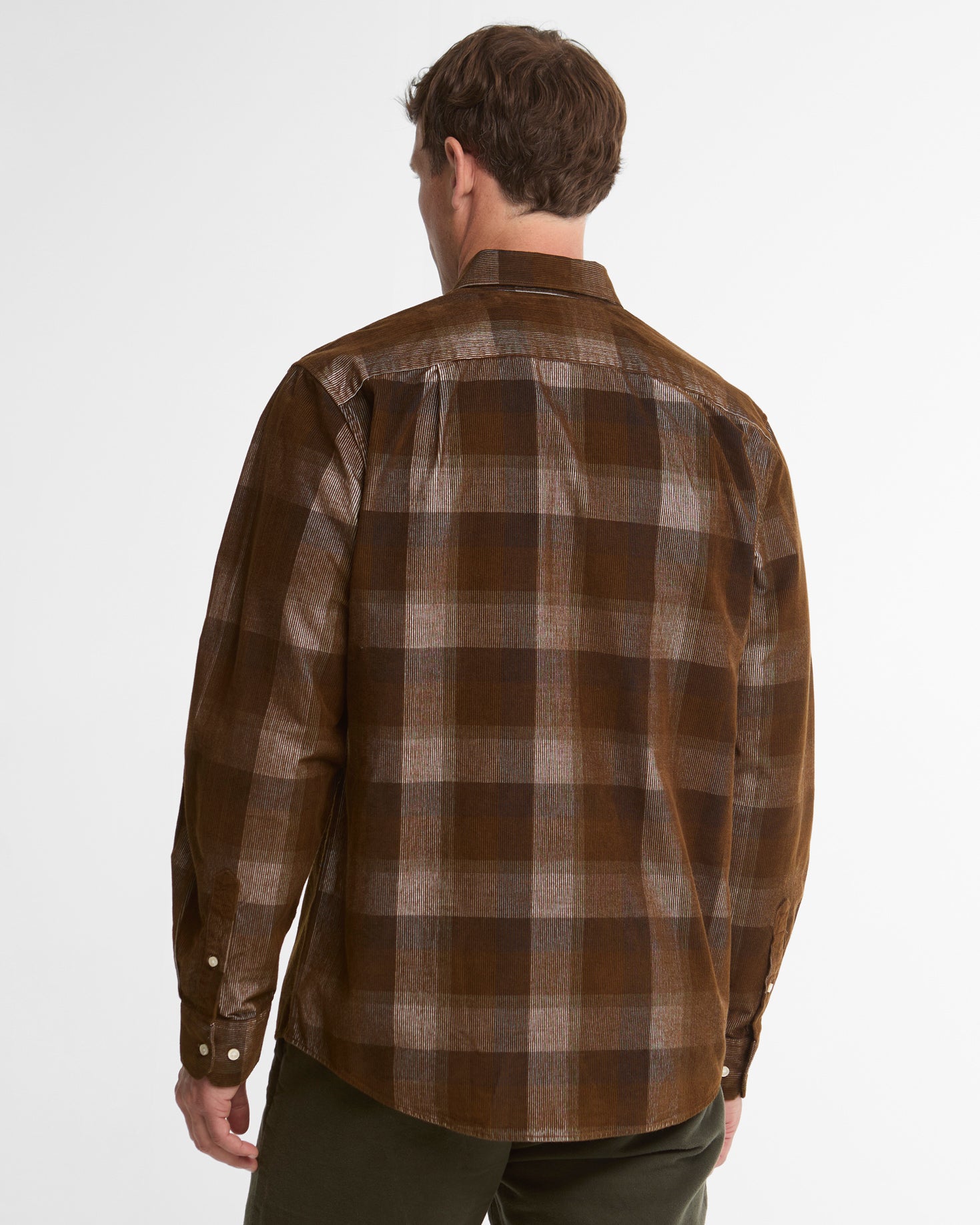 Barbour M Shirts Winston Regular Fit Checked Shirt - Dark Sand