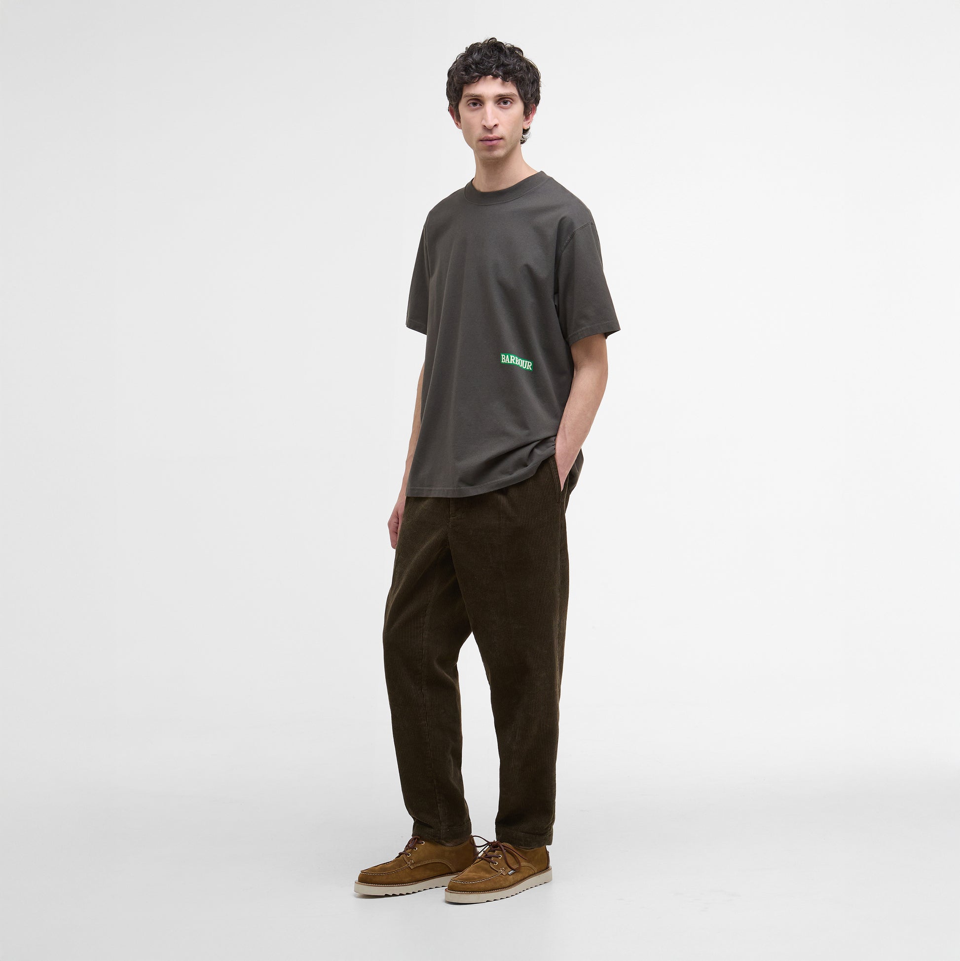 Barbour Pants Barbour Elmbank Oversized Cord Trousers