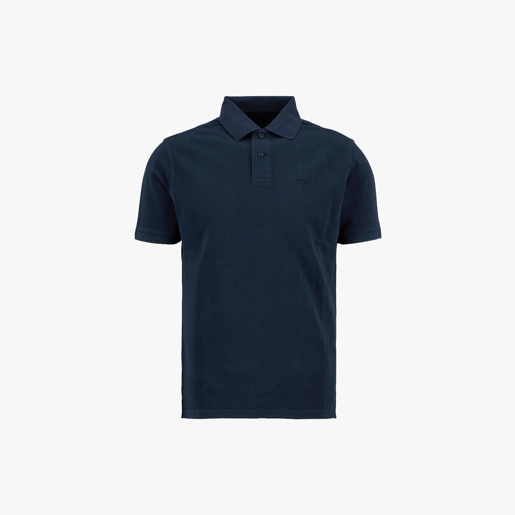 Barbour Polo Barbour Tartan Tailored Fit Pique Polo - Washed Navy