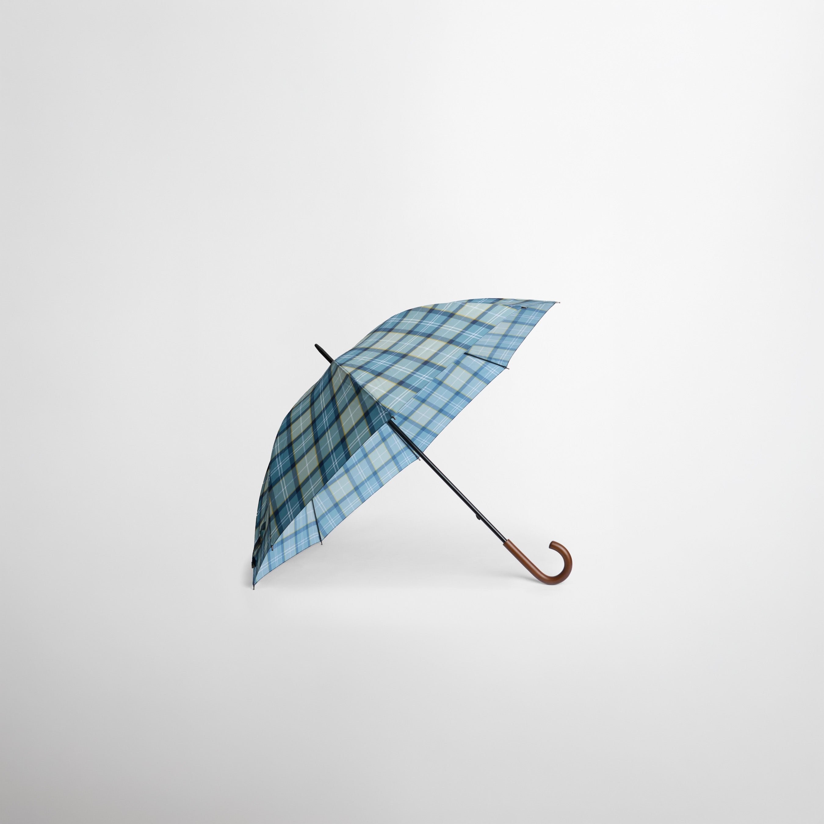 Barbour Rain Umbrella Highland Lake Tartan / O/S Tartan Full Length Umbrella - Highland Lake Tartan
