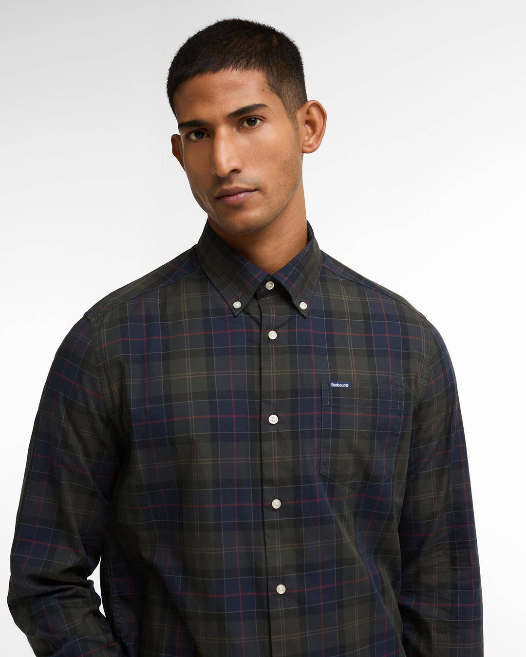Barbour Shirts Wetheram Tailored Tartan Shirt - Shadow Classic Tartan
