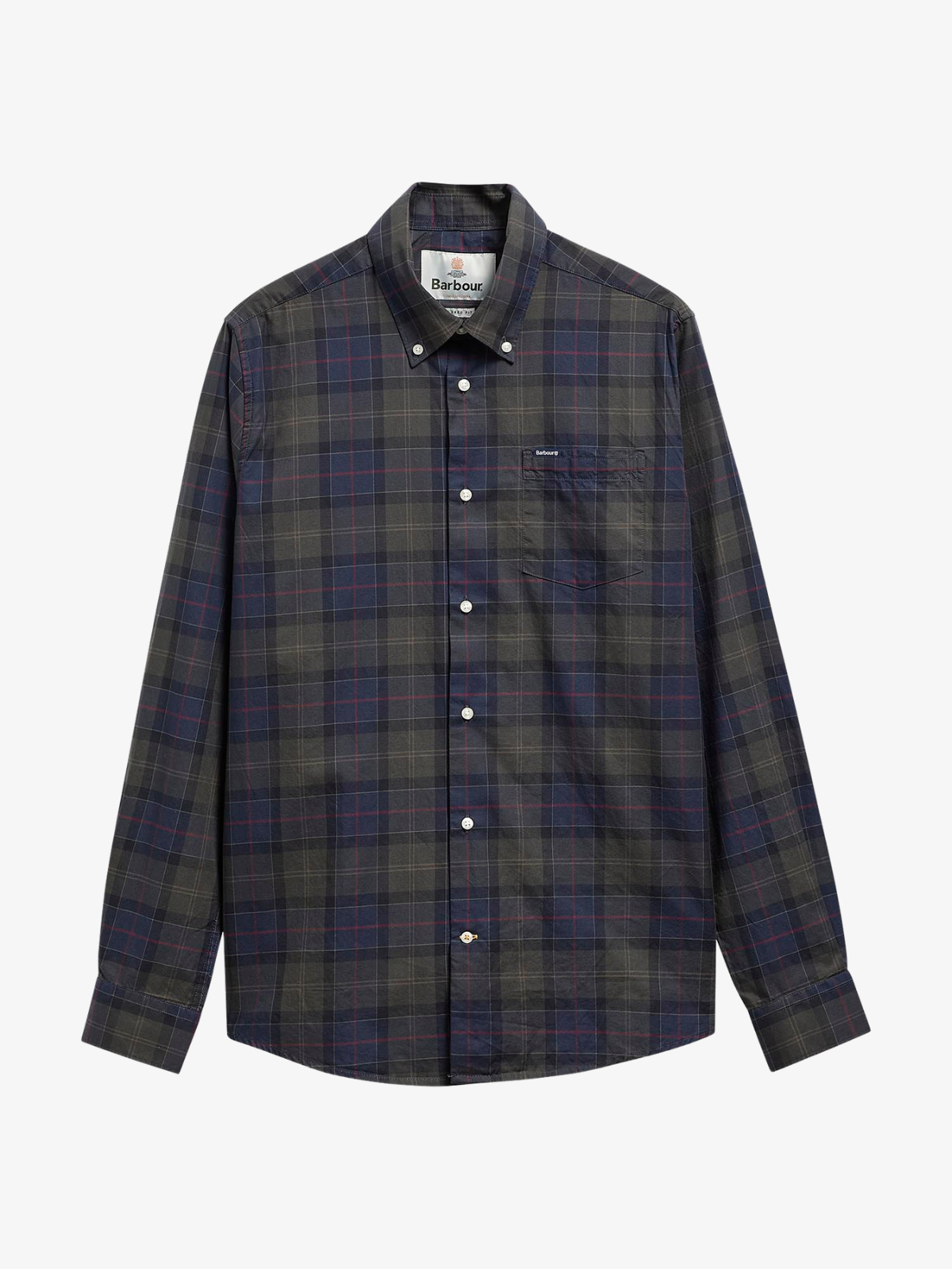 Barbour Shirts Wetheram Tailored Tartan Shirt - Shadow Classic Tartan
