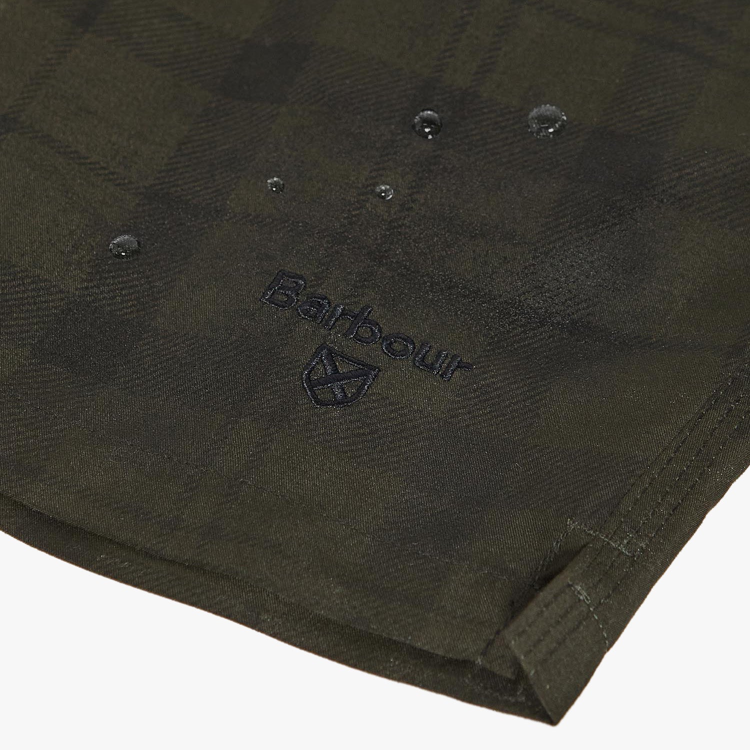 Barbour Shorts Water Reactive Tartan Swim Short - Olive