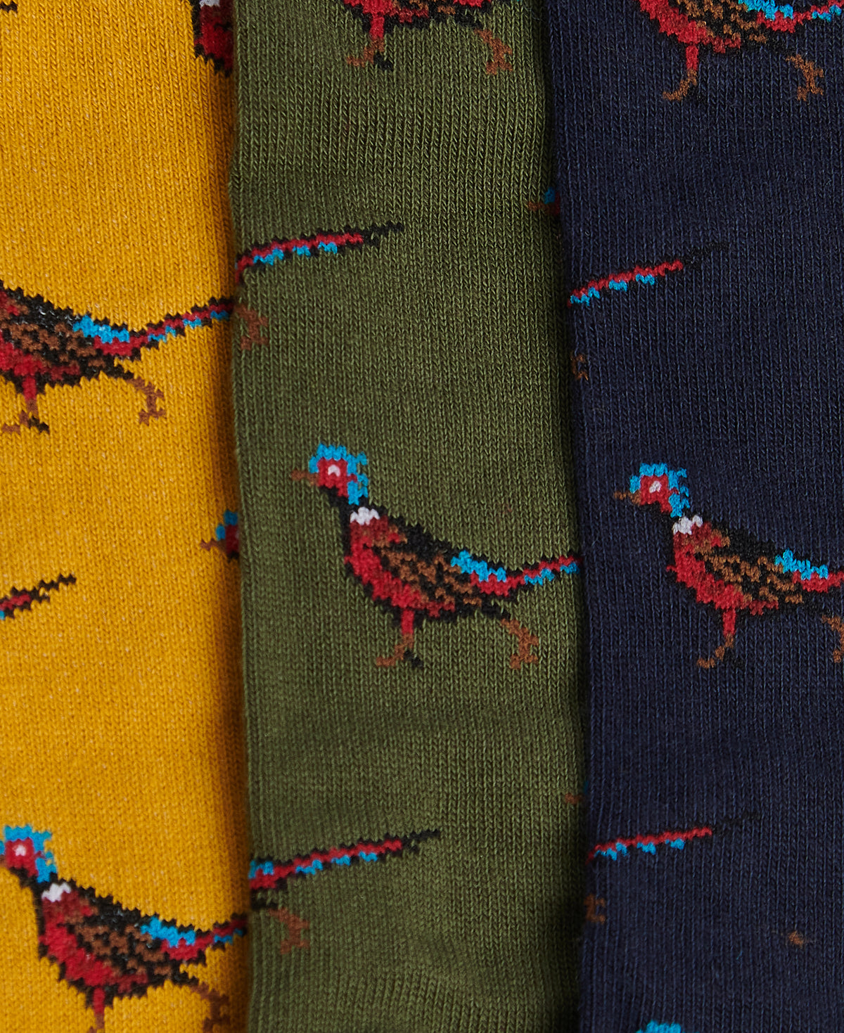 Barbour Socks Pheasant / OS Socks Gift Box - Pheasant