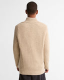 Barbour Sweaters Essentials Fleck Shawl Neck - Pearl