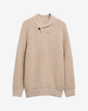 Barbour Sweaters Essentials Fleck Shawl Neck - Pearl