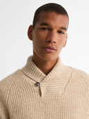 Barbour Sweaters Essentials Fleck Shawl Neck - Pearl