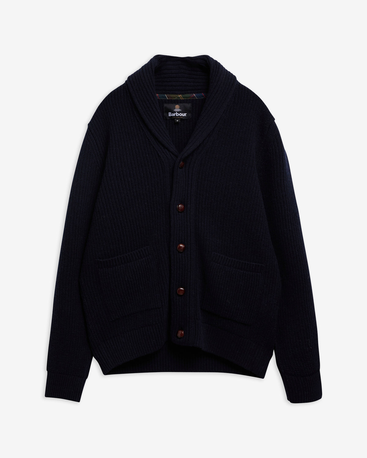 Barbour Sweaters Hartland Knitted Shawl Neck Cardigan - Navy