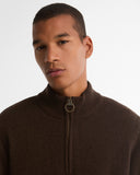 Barbour Sweaters Holden Half Zip Knitted Jumper - Dark Oak