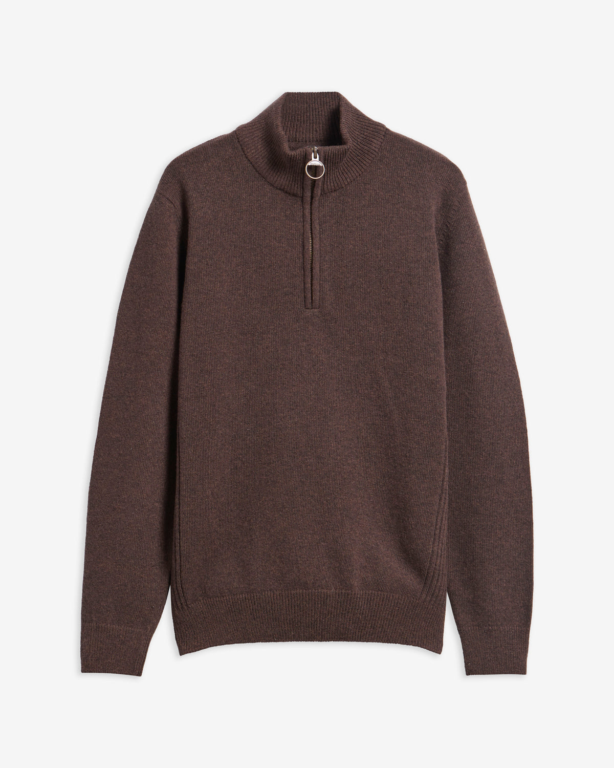 Barbour Sweaters Holden Half Zip Knitted Jumper - Dark Oak