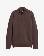Barbour Sweaters Holden Half Zip Knitted Jumper - Dark Oak