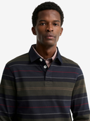 Barbour T-Shirts Frith Tartan Stripe Rugby Shirt - Navy