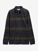 Barbour T-Shirts S Frith Tartan Stripe Rugby Shirt - Navy