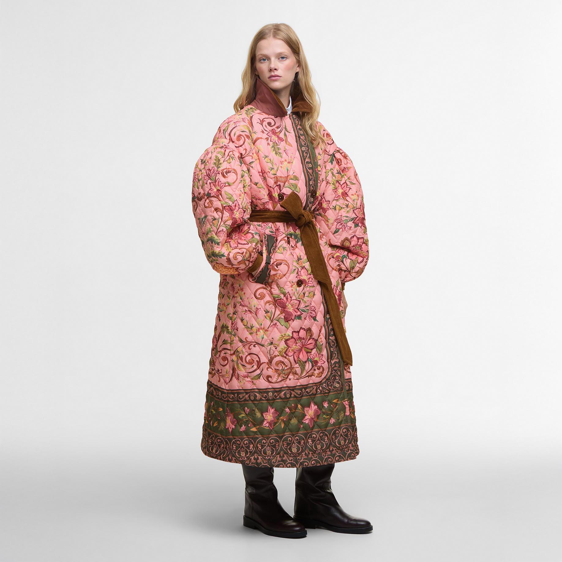 Barbour W Jacket Barbour X Farm Rio Cami Quilted Jacket