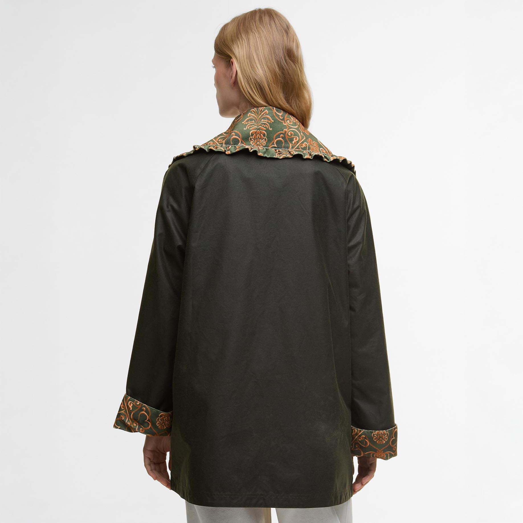 Barbour W Jacket Barbour X Farm Rio Maria-Clara Wax Jacket