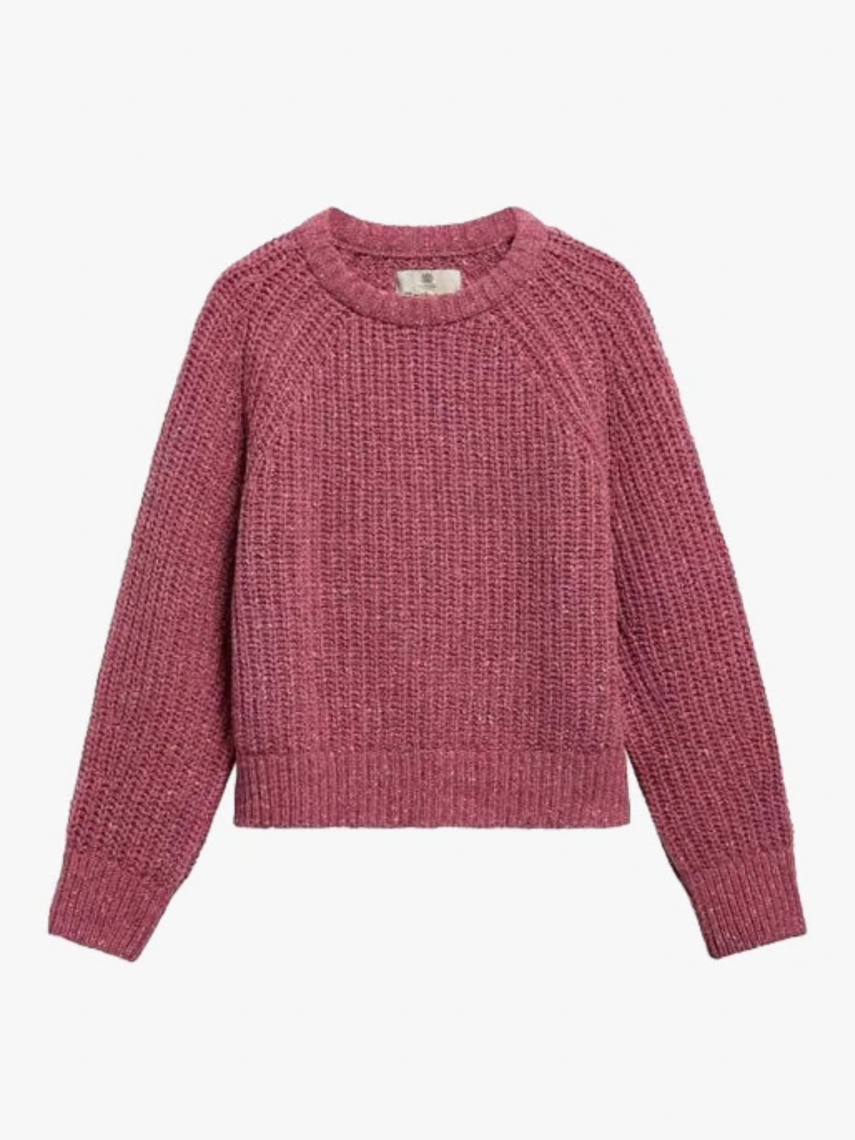 Barbour W Knitwear 4 Alderney Fleck Knitted Jumper - Tea Rose