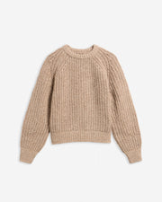 Barbour W Knitwear Alderney Fleck Knitted Jumper - Warm Trench