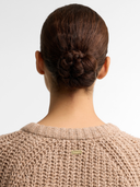 Barbour W Knitwear Alderney Fleck Knitted Jumper - Warm Trench