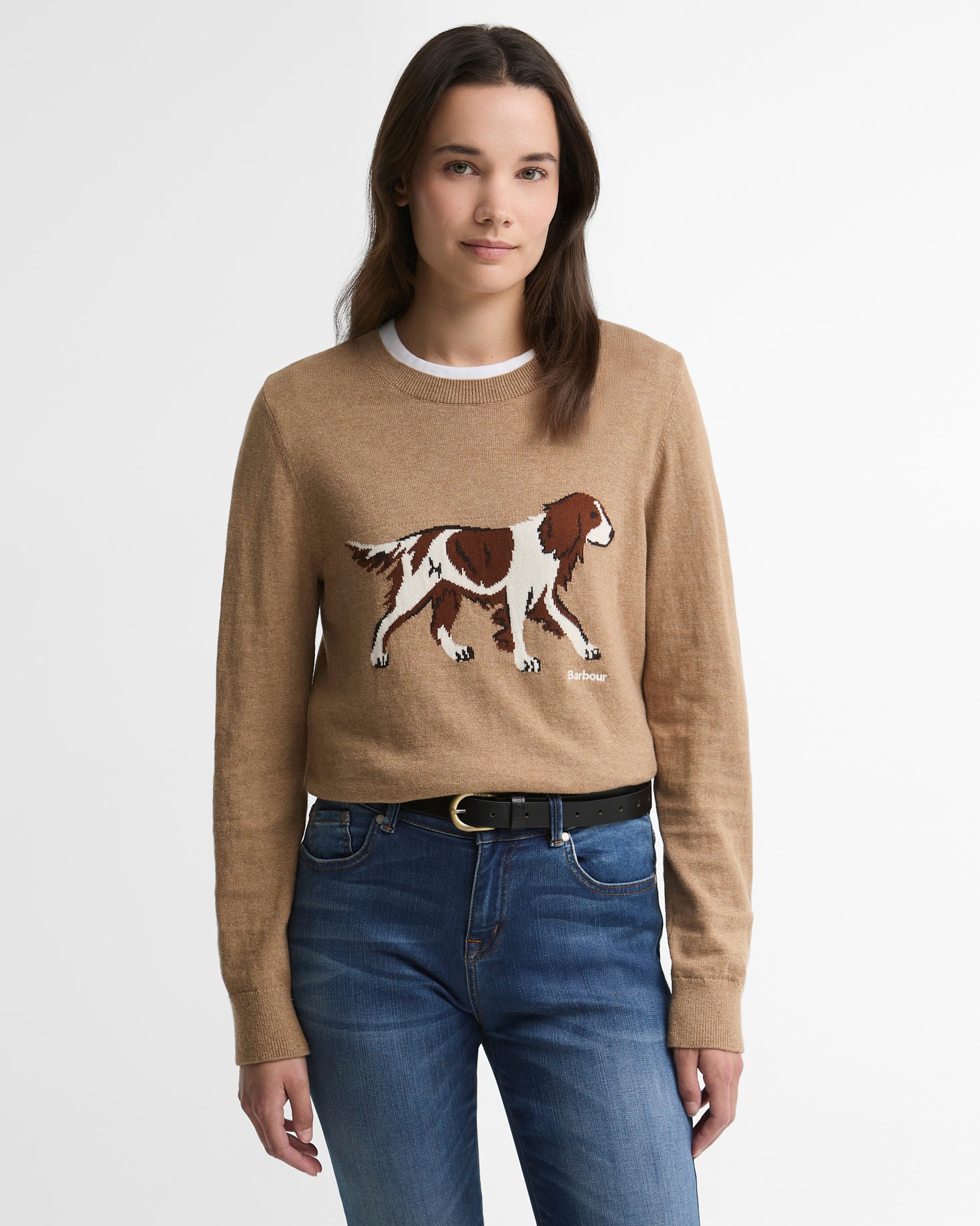 Barbour W Knitwear Fareham Knitted Jumper - Warm Trench