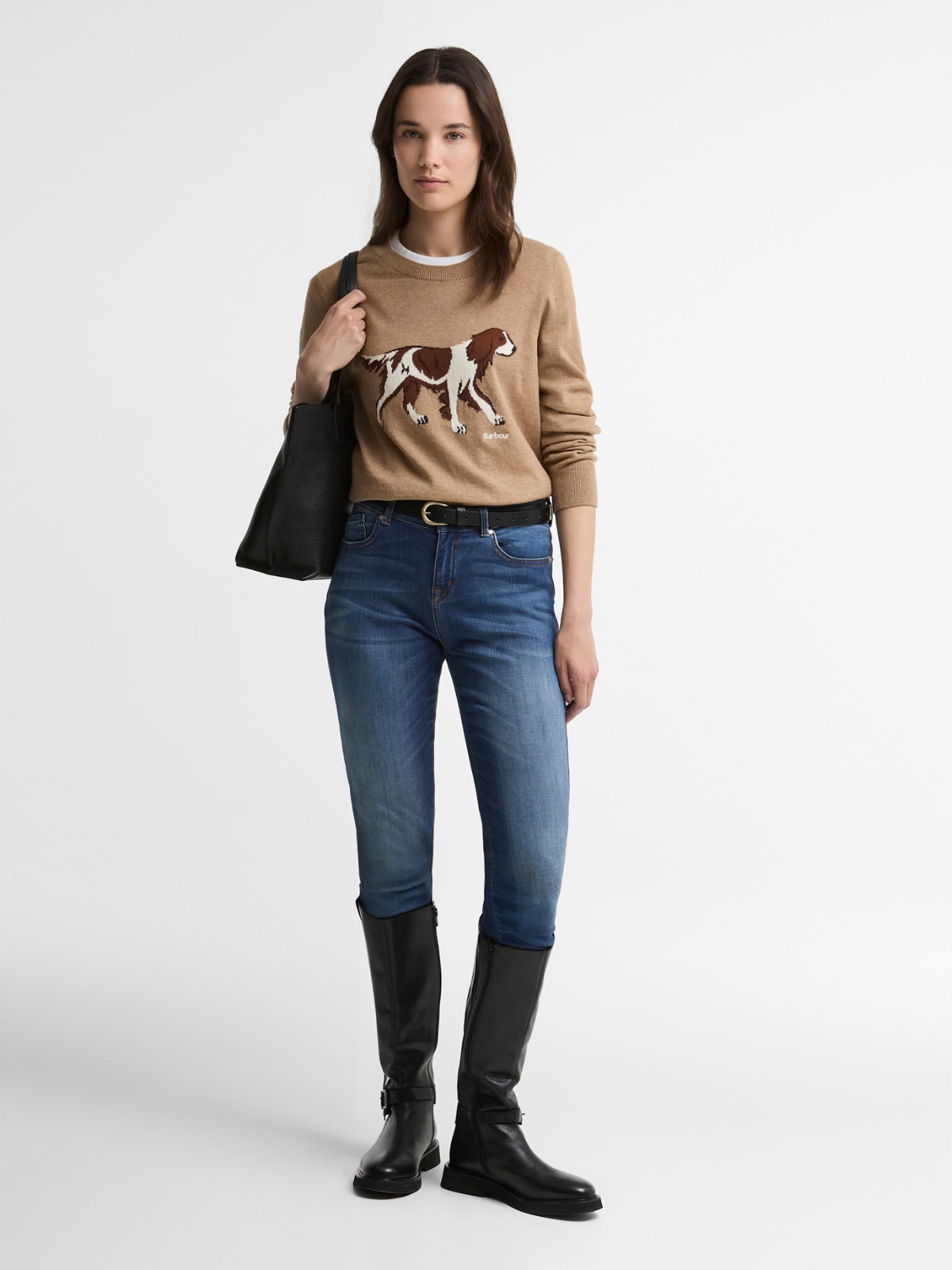 Barbour W Knitwear Fareham Knitted Jumper - Warm Trench